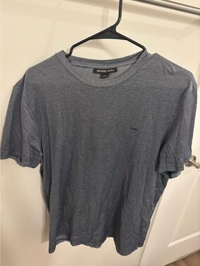 Michael Kors Men's Heather Slate Short-Sleeve Crewneck Tee